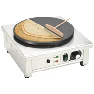 Urządzenia do czekolady i słodyczy - shumee Elektryczna naleśnikarka z wysuwaną tacą 40 cm 3000 W - miniaturka - grafika 1
