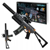 Zabawki militarne - Karabin Pistolet Automatyczny Na Kulki Żelowe Duży Zestaw 70 Cm + Okulary - miniaturka - grafika 1