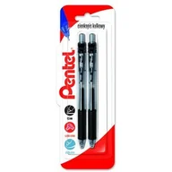 Długopisy - Pentel Poland Sp z o.o DŁUGOPIS ŻELOWY BLN105 CZARNY BLN105A-2B - miniaturka - grafika 1
