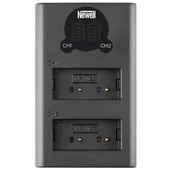 Ładowarki do aparatów dedykowane - Newell Ładowarka do aparatu Ładowarka dwukanałowa DL-USB-C do akumulatorów NP-W126 NL2110 - miniaturka - grafika 1