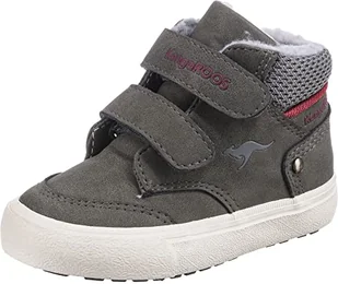 KangaROOS Kavu Primo V sneakersy dla chłopców, uniseks, kolor szary/różowy, rozmiar 25 UE - Buty dla chłopców - miniaturka - grafika 1