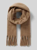 Apaszki i szaliki damskie - Szal z długimi frędzlami z filcu model ‘NIKITA’ - miniaturka - grafika 1