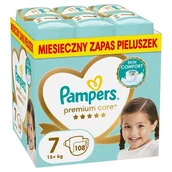 Pieluchy - Pieluchomajtki PAMPERS Premium Care 7 (108 szt) - miniaturka - grafika 1