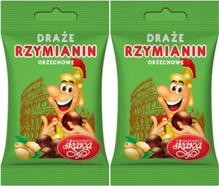 Skawa Draże Cukierki orzechowe Rzymianie 70g x 2 | Zestaw Dwupak - Gumy do żucia, lizaki, dropsy - miniaturka - grafika 1