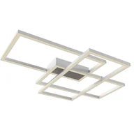Lampy sufitowe - Lampa sufitowa wisząca Rida biała LED 80W 3000K 4100lm wym: 8 x 68 x 8 cm metal Maytoni - miniaturka - grafika 1