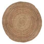 Dywany - Okrągły dywanik ozdobny juta 120 cm 181000 - miniaturka - grafika 1