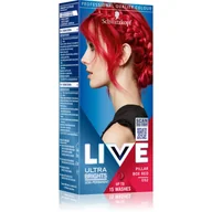 Farby do włosów i szampony koloryzujące - Schwarzkopf Color Live 92 ostra czerwień - miniaturka - grafika 1