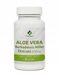MEDFUTURE Barbadensis Miller - Ekstrakt 500mg - 60kapsułek - Układ pokarmowy - miniaturka - grafika 1