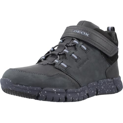 Geox Chłopiec Flexyper Boy B ABX Botki, Azure Navy, 30 EU