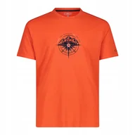 Koszulki męskie - Koszulka Męska Cmp Campagnolo T-Shirt 30T5057/C783 Tango 48(M) - miniaturka - grafika 1