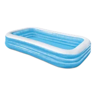 Baseny ogrodowe - Bestway Rodzinny basen dmuchany prostokątny, 305 x 183 x 56 cm - miniaturka - grafika 1