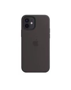 Etui do iPhone 12/12 Pro Apple Silicone Case z MagSafe - czarne - Etui i futerały do telefonów - miniaturka - grafika 1