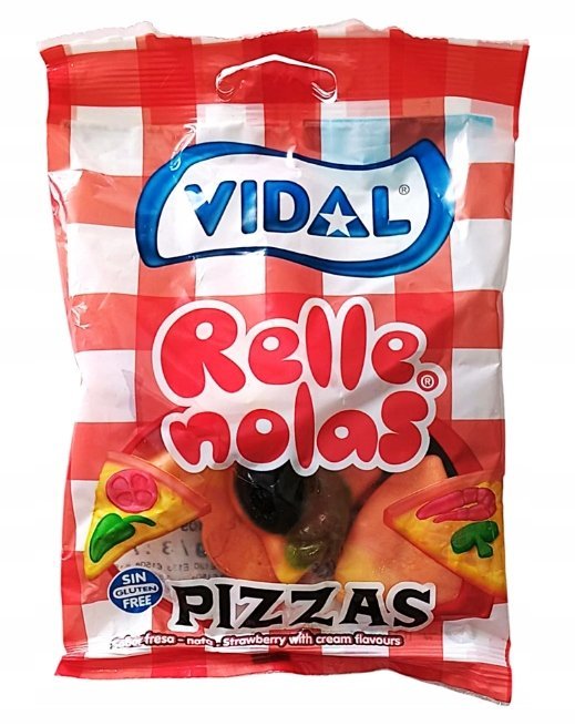 Vidal Żelki Pizzas PIZZA 90g w kształcie pizzy bezglutenowe