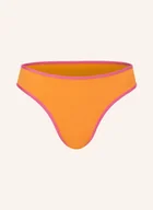 Stroje kąpielowe - Seafolly Dół Od Bikini Z Wysokim Stanem Beach Bound orange - miniaturka - grafika 1