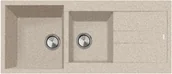 Zlewozmywaki - Zlew PLADOS ELEGANCE 116.20 JASNY BEŻ (avena 94) (AM1162094) - miniaturka - grafika 1