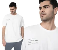 Koszulki męskie - T-SHIRT 4F KOSZULKA MĘSKA BAWEŁNIANA - miniaturka - grafika 1