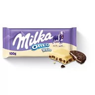 Czekolada - Milka Oreo White Biała czekolada 100 g - miniaturka - grafika 1