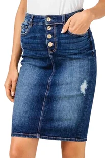 Spódnica damska Guess Savannar jeansowa-W27 - Spódnice - miniaturka - grafika 1