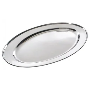 Kinghoff Stalowa taca półmisek 30cm KH-1231 - Tace i patery - miniaturka - grafika 1