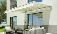 Markizy - Markiza na balkon CLASSIC 300x250 White/Taupe - Gutroof - miniaturka - grafika 1