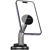 Selfie stick - AWEI magnetyczny uchwyt samochodowy X45 do szyby/na kokpit czarny/black - miniaturka - grafika 1