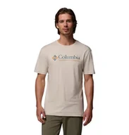 Koszulki męskie - Columbia Męska koszulka z krótkim rękawem CSC Basic Logo z krótkim rękawem, Dark Stone, CSC Retro Logo, XL - miniaturka - grafika 1
