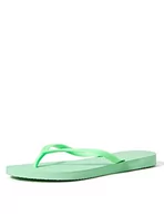 Klapki i japonki damskie - Havaianas Damskie japonki Slim, Zielony ogród, 41/42 EU - miniaturka - grafika 1
