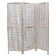 Parawany - Emaga Parawan DKD Home Decor MDF Drewno mango (150 x 2 x 180 cm) - miniaturka - grafika 1