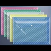 Inne - [Najwyżej Oceniane] 10 szt. Kolorowych Torebek na Dokumenty A4 - Wytrzymały Materiał PP, Styl do Codziennej Organizacji Biura - miniaturka - grafika 1