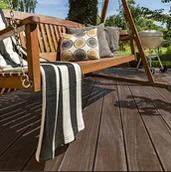 Podesty i deski tarasowe - HDL Deska tarasowa kompozytowa ciemny brąz220x14,6 2m2 - miniaturka - grafika 1