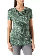 Koszulki i topy damskie - Noppies Damska koszulka pielęgniarska krótki rękaw nadruk na całej długości Kearny T-shirt, Kaczki zielony - P721, 42 PL - miniaturka - grafika 1