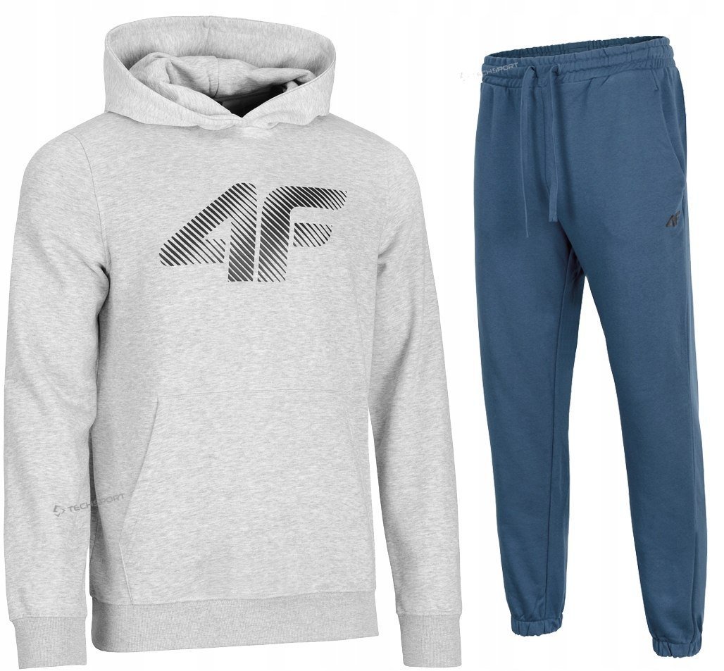 4F OCIEPLANY MÄSKI DRES BAWEĹNA KOMPLET BLUZA SPODNIE / rozm XXXL 3XL