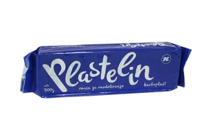 Plastelina niebieska 500g KARBON - Masy plastyczne - miniaturka - grafika 1