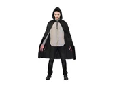 Dodatki do strojów karnawałowych - Kostium Peleryna z kapturem czarna - miniaturka - grafika 1