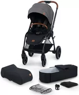 Wózki dziecięce - KinderKraft EVOLUTION COCOON 2w1 Platinum Grey - miniaturka - grafika 1