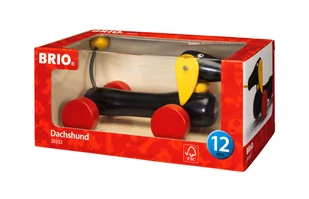 Brio Zabawka Zabawka do ciągnięcia Jamnik 30332 - Zabawki interaktywne dla dzieci - miniaturka - grafika 2