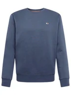Bluzy męskie - Tommy Jeans bluza męska niebieska INDIGO, Rozmiar L - miniaturka - grafika 1