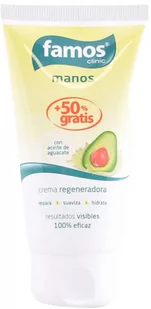 Krem do rąk Famos Regenerating Hand Cream Avocado Oil 75 ml (8410429121859) - Kremy i maski do rąk - miniaturka - grafika 1
