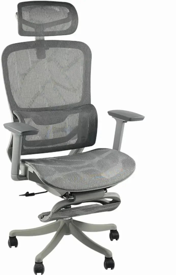 Domoletti Krzesło biurowe Office chair grey AM-112 50X51X124