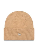 Czapki damskie - New Era Czapka Ne Wide Cuff Beanie 60565427 Beżowy - miniaturka - grafika 1