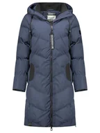 Kurtki damskie - Geographical Norway Płaszcz zimowy "Bonus" w kolorze granatowym - miniaturka - grafika 1