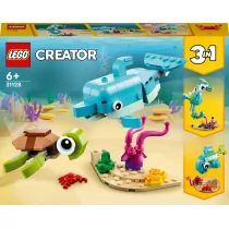 LEGO Creator Delfin i żółw 31128 - Klocki - miniaturka - grafika 2