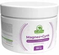 Witaminy i minerały - Slavito SLAVITO Magnez + Cynk minerały 264g 5900588006720 - miniaturka - grafika 1