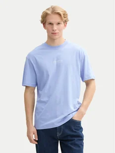 Tom Tailor Denim T-Shirt 1045021 Błękitny Relaxed Fit - Koszulki męskie - miniaturka - grafika 1