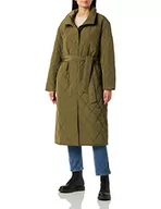 Płaszcze damskie - GANT Damski płaszcz D1. Quilted Coat, zielony (Hunter Green), L (DE) - miniaturka - grafika 1