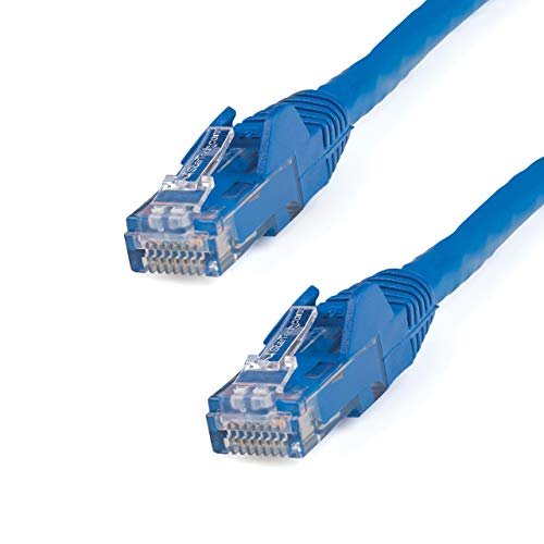 StarTech.com Kabel sieciowy Cat6 Snagless Gigabit UTP - Cat 6 RJ45 kabel sieciowy z zabezpieczeniem przed zagięciem - niebieski