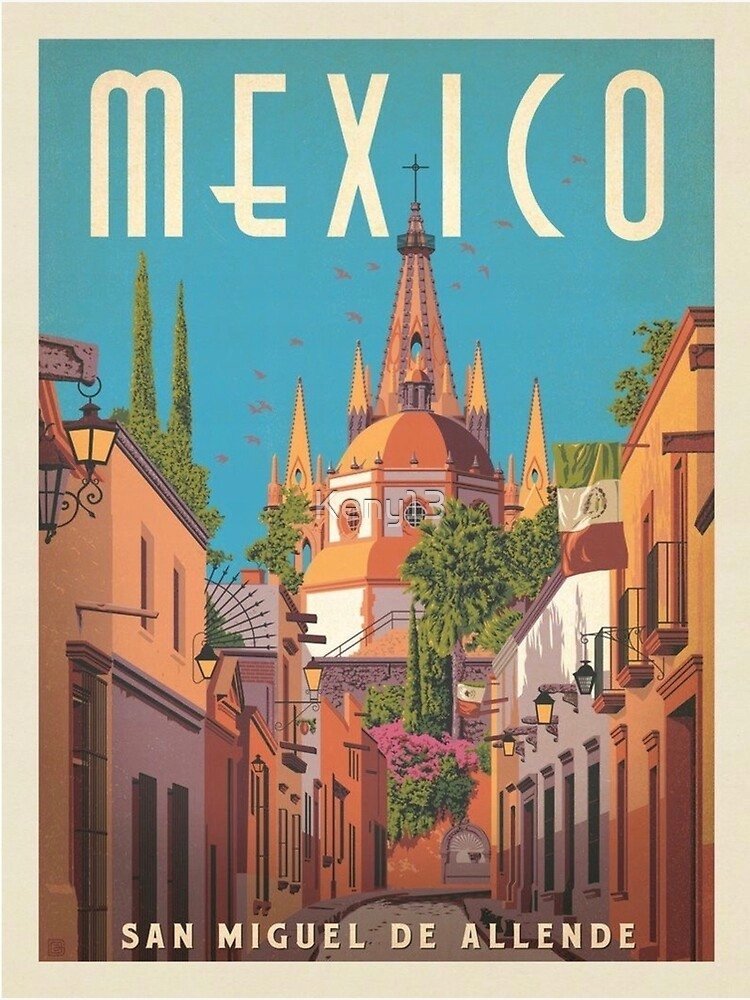 PUZZLE Meksyk Mexico Vintage Retro + IMIĘ Pudełko 120 el.