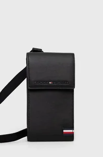 Tommy Hilfiger pokrowiec na telefon kolor czarny - Etui i futerały do telefonów - miniaturka - grafika 1