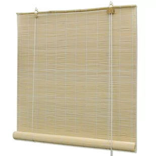 vidaXL vidaXL Naturalna bambusowa roleta 100 x 160 cm - Rolety - miniaturka - grafika 1