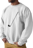 Swetry męskie - Piękny męski sweter z bawełny organicznej Golf Golfing Sport Funny Funny Us Open PGA - miniaturka - grafika 1